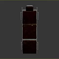 Adjustable Medical Examination Table With Leather Surface And Metal Frame Green Base