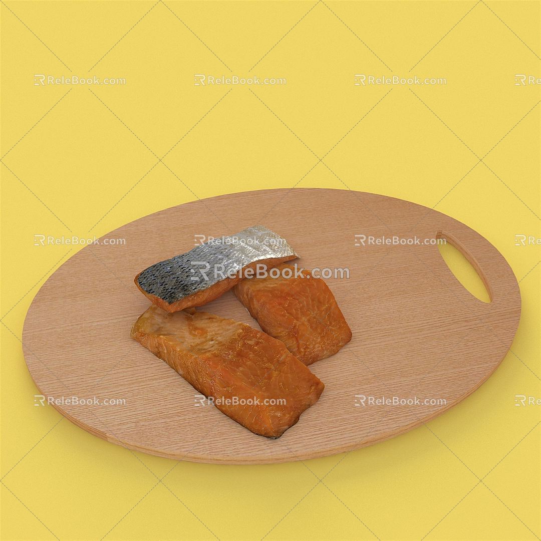 Modern Food Bread 3d model