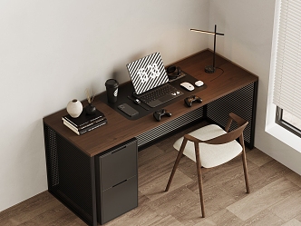 computer desk 3d model