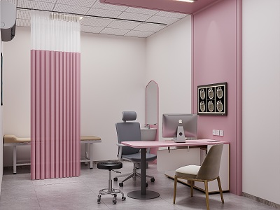 Modern consulting room 3d model