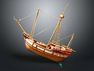 Modern Boat Small Boat Small Wooden Boat Fishing Boat Speedboat 3d model