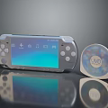 PlayStation Portable Handheld Gaming Console Featuring UMD Disc Colorful Screen And Control Buttons