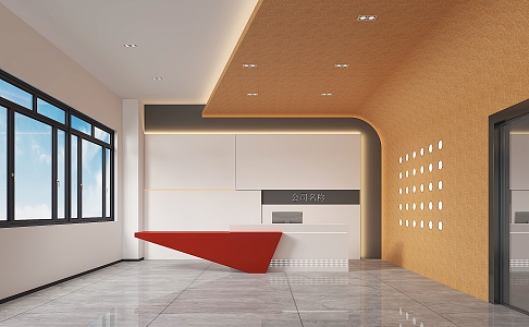 Front Desk 3d model