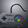 Nintendo Super Famicom Classic Game Controller with Cross Directional Pad and Colorful Buttons Wired Connection