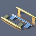 Door handle hardware 3d model