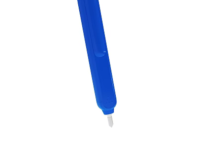 Blue Utility Knife With Sharp Blade And Ergonomic Handle For Precision Cutting 3d model