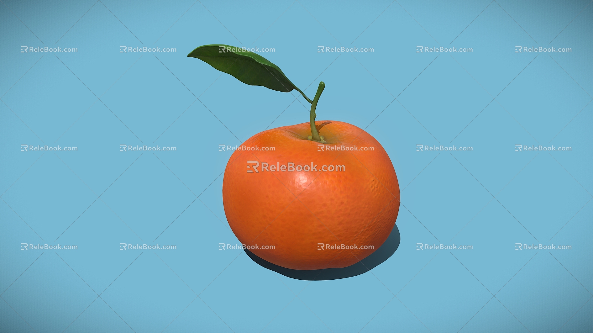 Orange Fruit Sugar Orange model