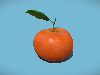 Orange Fruit Sugar Orange 3d model