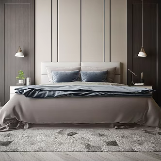 Bedroom bed 3d model