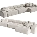 Modern Multiplayer Sofa 3d model
