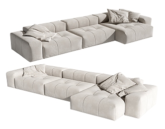 Modern Multiplayer Sofa 3d model