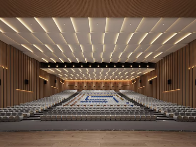 Report Hall 3d model