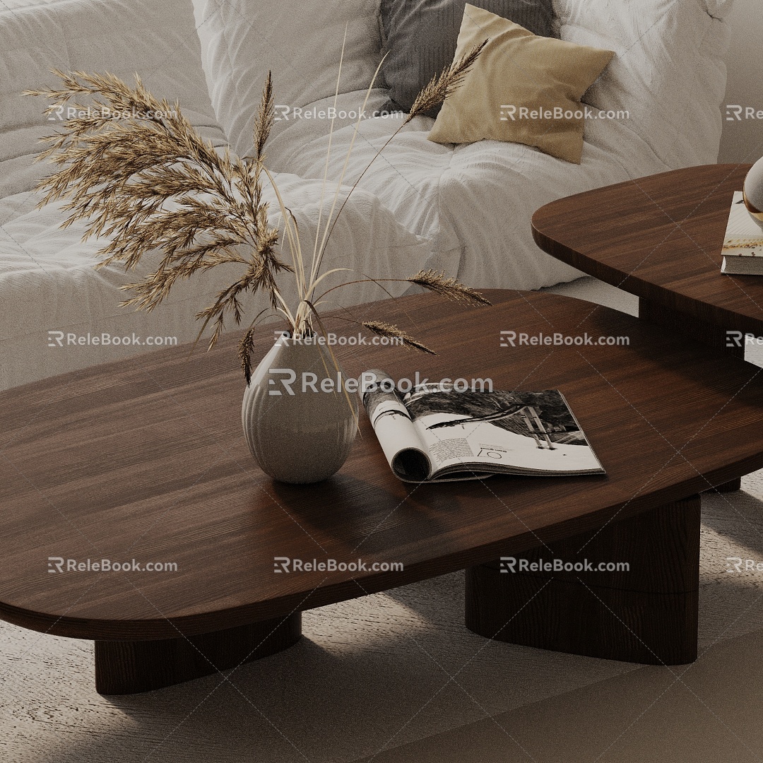 Modern coffee table 3d model