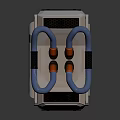 Modern Box Science Fiction Box Science Fiction Box 3d model