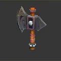 Tomahawk Axe Wooden Axe Handle Axe Mountain Axe Chopping Wood Axe Chopping Wood Axe Magic Axe 3d model