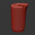 Yellow HMX Explosive Container With 40g M Label And Blue Top