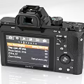 Sony Alpha 7S III Digital Camera with Black Body and Orange Lens Ring Design