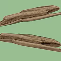 Modern Wood 3d model