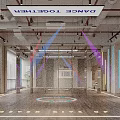 Spacious Dance Together Fitness Studio With Wooden Floor And Modern Lighting For Workout Classes