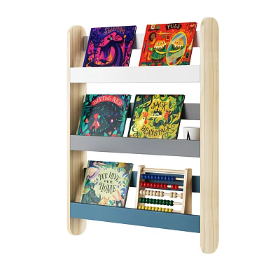 Modern Storage Rack Kindergarten Storage Rack 3d model