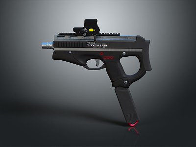 pistol semi-automatic pistol automatic pistol modern weapon hot weapon hot weapon gun military 3d model