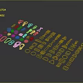 Assorted Metal Hardware Components With Various Shapes Sizes And Fastener Designs