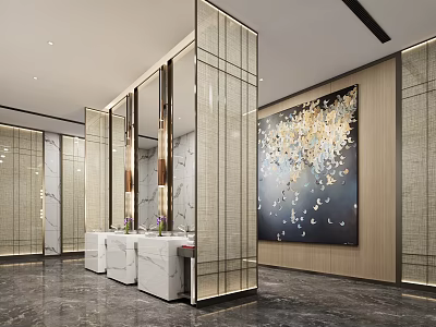 Hotel Toilet 3d model