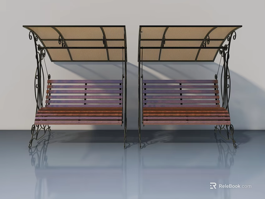 Modern Hinged Door Design With Wooden Frame And Glass Panel For Interior Decoration 3d model 