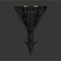 Advanced Stealth Combat Aircraft With Sleek Design As Modern Military Weapon
