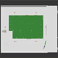 White Computer Case Internal Structure Featuring Green Circuit Board And Electronic Components