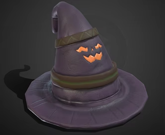 Hat Pointed Hat Witch Hat 3d model