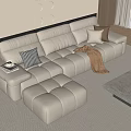 Modern Multiplayer Sofa 3d model