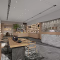 Traditional Chinese Tea Room Interior With Wooden Furniture And Decor