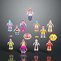 Colorful Cartoon Character Dolls With Various Designs For Kids Daily Life