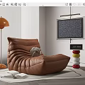 Ligneroset Lazy Sofa Caterpillar Sofa Floor Lamp 3d model