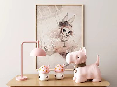 Modern Table Lamp Internet Celebrity Furnishings 3d model Modern Table Lamp Internet Celebrity Furnishings 3d model