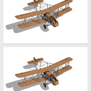 vintage aircraft vintage aircraft 3d model