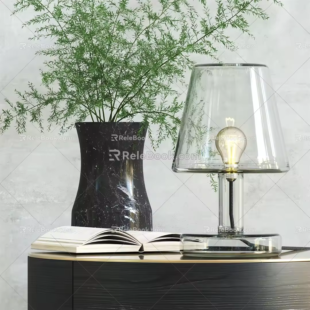 Modern table lamp 3d model
