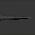 Three Metallic Arrowheads With Shiny Surfaces Displayed On Dark Background