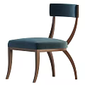 Elegant Dining Chairs With Curved Wooden Frame And Upholstered Seats In Brown And Light Tones