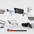 High Quality Projection Monitoring Surveillance Cameras Featuring Dome Bullet and Box Types