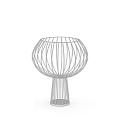 Black Striped Ceramic Vessels with Modern Decorative Design and Various Shapes