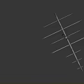 Household Metal TV Antenna With Two Different Designs For Better Signal Reception