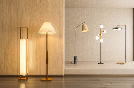 Light Luxury Floor Lamp 3d model