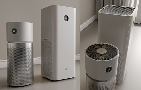 Xiaomi Mijia Air Purifier 4 Air Disinfection Machine New Fan 3d model