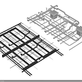 Detailed Industrial Piping Framework Design With Structural Layout And Component Connections
