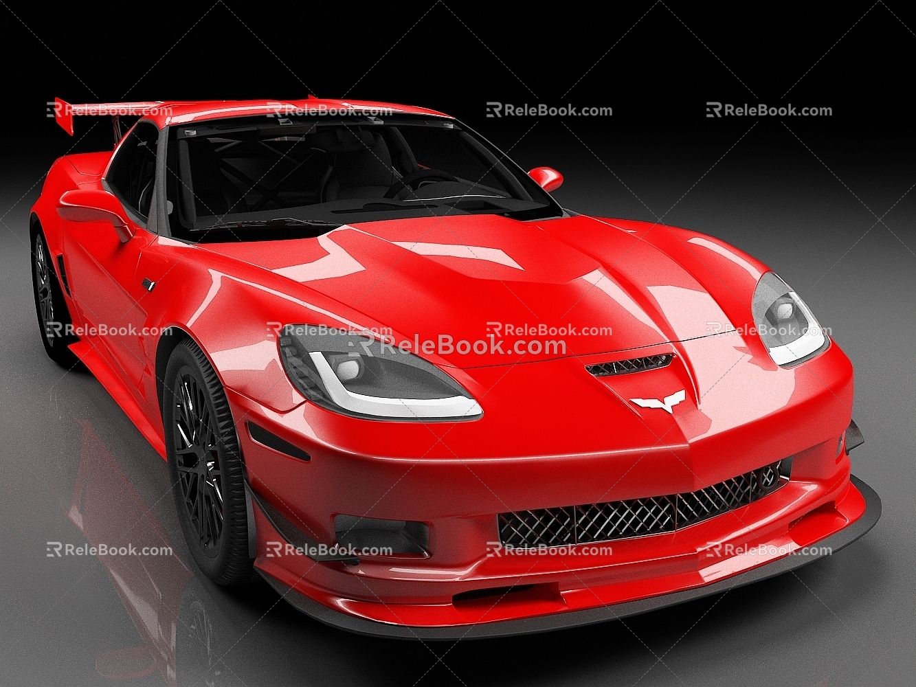 Chevrolet Corvette c6 zr1 supercar luxury car racing car 3d model