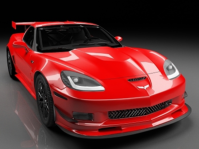 Chevrolet Corvette c6 zr1 supercar luxury car racing car 3d model