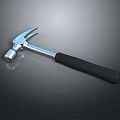 High Quality Hardware Tools Hammer with Metal Head and Black Handle 3d model
