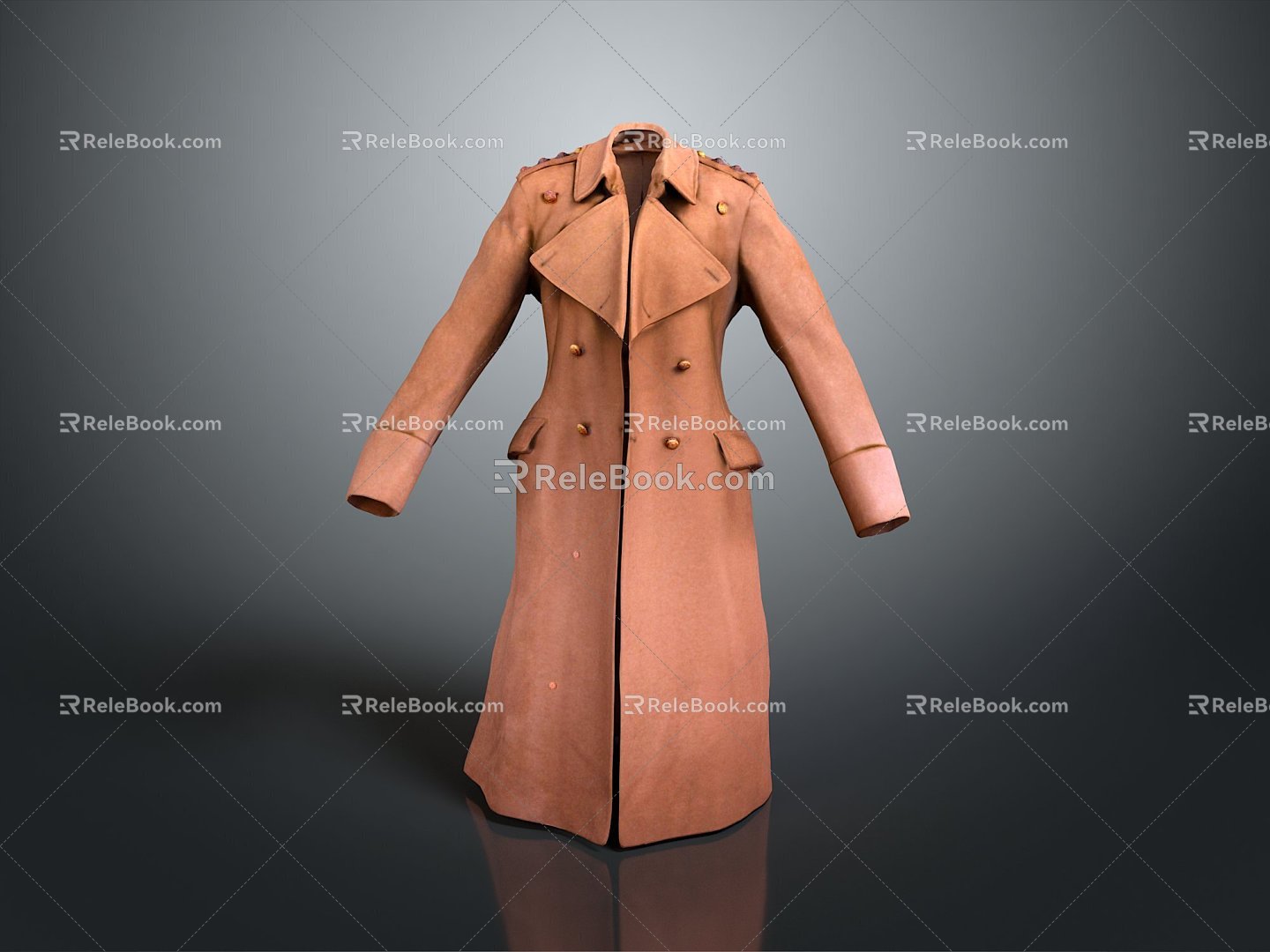 Long Clothes Long Shirt Fashion Long Shirt Coat Coat Trenchcoat Fashion Coat Clothing Clothing Clothing Fashion 3d model